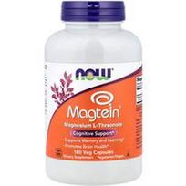 NOW Foods, Magtein®, magnio L-treonatas, 180 vegetariškų kapsulių (48 mg vienoje kapsulėje)