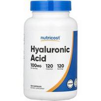 Nutricost, Hialurono rūgštis , 100 mg , 120 kapsulių