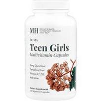 Michael's Health, Teen Girls Multivitaminas, 120 vegetariškų kapsulių