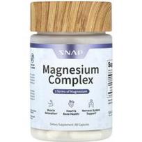 Snap Supplements, Magnio kompleksas, 60 kapsulių