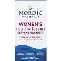 Nordic Naturals, Moteriškas multivitaminas, papildomas stiprumas, 60 tablečių