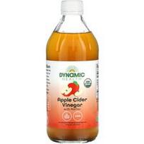 Dynamic Health, Obuolių sidro actas su motina, stiklinė, 473 ml (16 skysčio uncijų)