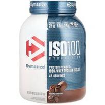 Dymatize, ISO100® hidrolizuoti baltymų milteliai, gurmaniškas šokoladas, 3 svarai (1,37 kg)