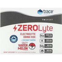 Trace, TM Sport, ZEROLyte, elektrolitų gėrimų mišinys, sūrus arbūzas, 30 pakelių po 7,3 g (0,27 uncijos)