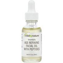 Mild By Nature, Serumdipity, amžių tobulinantis veido aliejus su peptidais, 1 fl oz (30 ml)