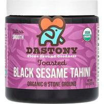 Dastony, Ekologiškas skrudintas juodojo sezamo tahini, itin švelnus, 8 uncijos (227 g)