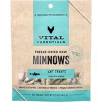Vital Essentials, Liofilizuoti žali kačių skanėstai, minnows, 0.5 oz (14.2 g)