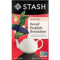 Stash Tea, Juodoji arbata be kofeino, angliški pusryčiai, 18 arbatos pakelių, 36 g