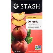 Stash Tea, Juodoji arbata, persikų, 20 arbatos pakelių, 38 g