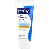PanOxyl, Spuogų putojantis prausiklis, veidui ir kūnui, maksimalus stiprumas, 1 oz (28 g)