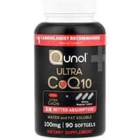 Qunol, Ultra CoQ10, 100 mg, 90 minkštųjų kapsulių