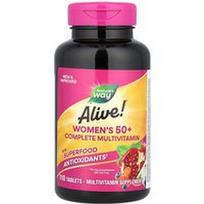 Nature's Way, Gyvas! ® Moteriškas 50+ visavertis multivitaminas, 110 tablečių
