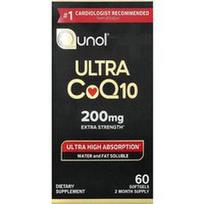 Qunol, Ultra CoQ10, 60 minkštųjų kapsulių