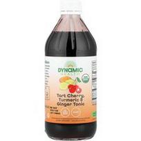 Dynamic Health, Rūgščių vyšnių, ciberžolės ir imbiero tonikas, 473 ml