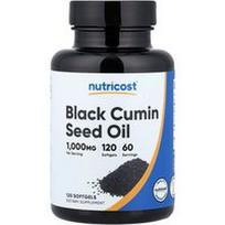 Nutricost, Juodųjų kmynų sėklų aliejus, 120 minkštųjų gelių (500 mg viename minkštajame gelyje)