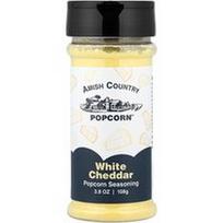 Amish Country Popcorn, Spragintų kukurūzų prieskoniai, baltasis čederis, 108 g