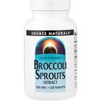 Source Naturals, Brokolių daigų ekstraktas, 250 mg, 120 tablečių