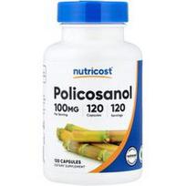 Nutricost, Policosanolis, 100 mg, 120 kapsulių