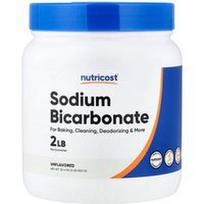 Nutricost, Natrio bikarbonato milteliai, be skonio, 2 svarai (907 g)