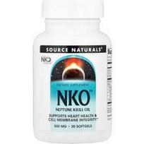 Source Naturals, NKO™, Neptūno krilių aliejus, 500 mg, 30 minkštųjų gelių