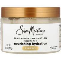 SheaMoisture, Maitinamasis drėkinimas nuo galvos iki kojų, 100 % tyras kokosų aliejus, 287 g