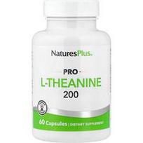 NaturesPlus, Pro L-Theanine 200, 60 kapsulių (200 mg vienoje kapsulėje)
