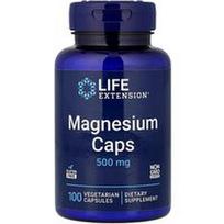 Life Extension, Magnio dangteliai, 500 mg, 100 vegetariškų kapsulių