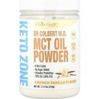 Divine Health, Dr. Colbertas, medicinos mokslų daktaras MCT aliejaus milteliai, prancūziškos vanilės, 315 g