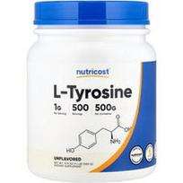 Nutricost, L-tirozinas, be skonio, 500 g (17,9 uncijos)