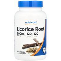 Nutricost, Saldymedžio šaknis, 500 mg, 120 kapsulių
