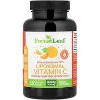 Forest Leaf, Liposominis vitaminas C, 120 augalinių kapsulių