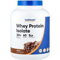 Nutricost, Išrūgų baltymų izoliatas, moka, 5 svarai (2268 g)