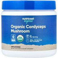 Nutricost, Ekologiškas kordicepso grybas, be skonio, 100 g