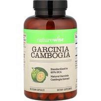 NatureWise, Garcinia Cambogia, 180 veganiškų kapsulių