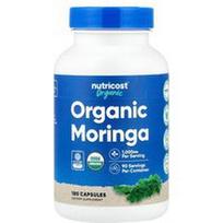 Nutricost, Moringa, 180 kapsulių (500 mg vienoje kapsulėje)