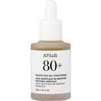 Anua, „Heartleaf 80“ drėkinamoji raminamoji ampulė, 30 ml (1,01 fl oz)