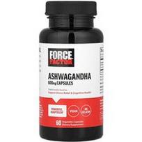 Force Factor, Ashwagandha , 600 mg , 60 daržovių kapsulių