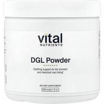 Vital Nutrients, DGL milteliai, 4 oz (120 g)