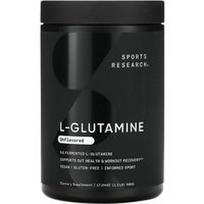 Sports Research, L-glutaminas, be skonio, 1.1 svaro (500 g)