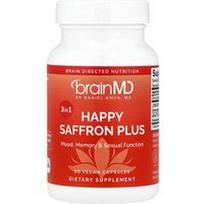 BrainMD, Happy Saffron Plus, 90 veganiškų kapsulių