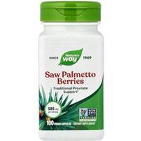 Nature's Way, Sabalpalmės uogos, 585 mg, 100 veganiškų kapsulių