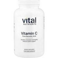 Vital Nutrients, Vitaminas C, 220 veganiškų kapsulių (1000 mg vienoje kapsulėje)