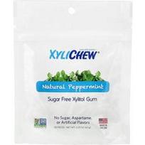 XyliDENT, Ksilitolio derva be cukraus, natūrali pipirmėtė, 50 vienetų, 2.29 uncijos (65 g)