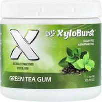 Xyloburst, Ksilitolio kramtomoji guma, žalioji arbata, 100 gabalėlių, 150 g