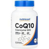 Nutricost, Kofermentas Q10, 200 mg, 60 kapsulių