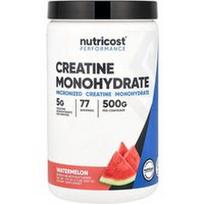 Nutricost, Našumas, Kreatino monohidratas, Arbūzas, 1,1 svaro (500 g)