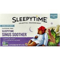 Celestial Seasonings, Sveikatingumo arbata, mieguistas sinusų čiulptukas®, be kofeino, 20 arbatos maišelių, 1,2 uncijos (35 g)