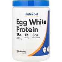 Nutricost, Kiaušinio baltymo baltymai, be skonio, 8.1 uncijos (227 g)