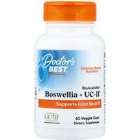 Doctor's Best, Boswellia + UC-II®, 60 daržovių kepurėlių