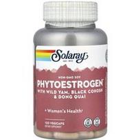 Solaray, Phytoestrogen™ su laukiniais batatais, juodaisiais blakėžudėmis ir dong gvai, 120 daržovių kapsulių